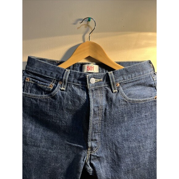 Levi's 501 Original Fit Jeans Men's 31x36 Medium Denim Button Fly - Picture 2 of 14